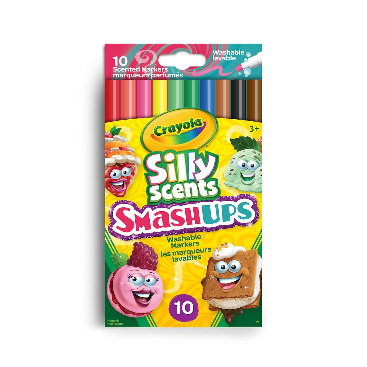 Crayola® Silly Scents™ Smash-Ups Washable Fine Line Markers, 10ct.